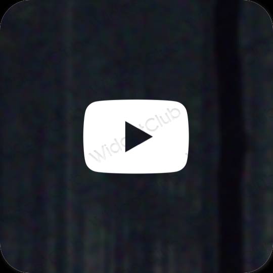 Aesthetic Youtube app icons