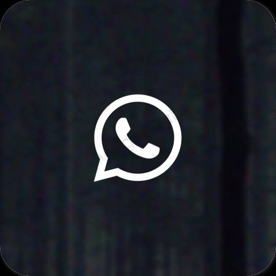 Aesthetic WhatsApp app icons