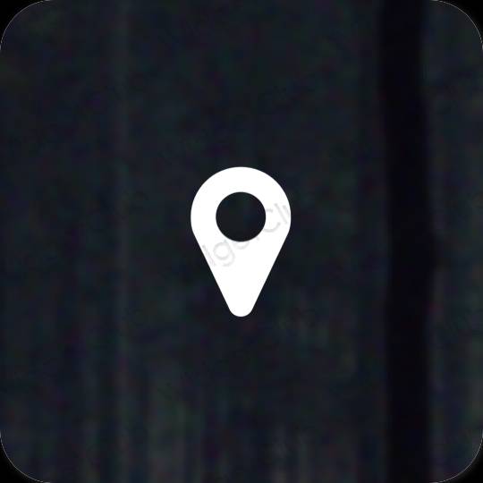 Ästhetische Map App-Symbole