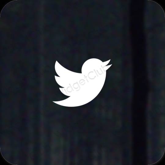 Æstetiske Twitter app-ikoner