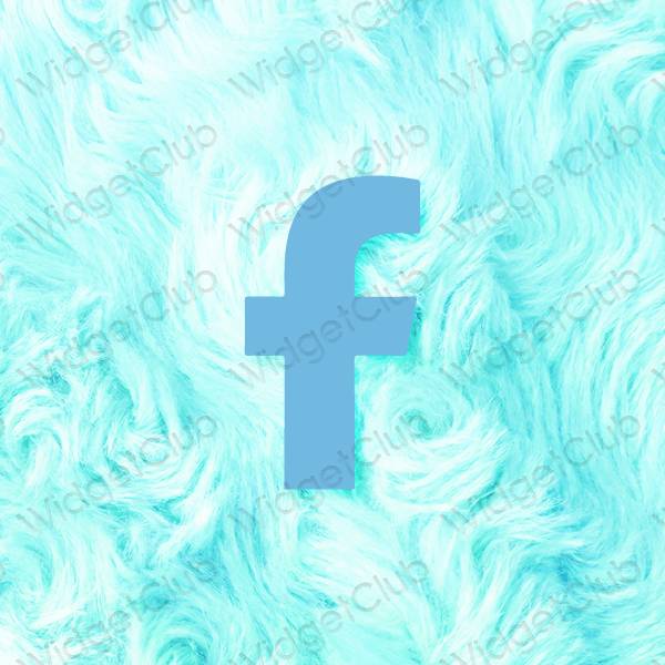 Aesthetic purple Facebook app icons