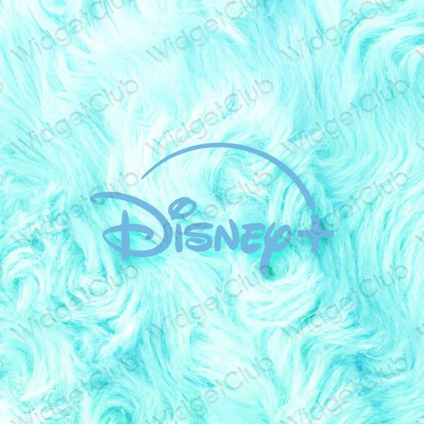 Aesthetic purple Disney app icons