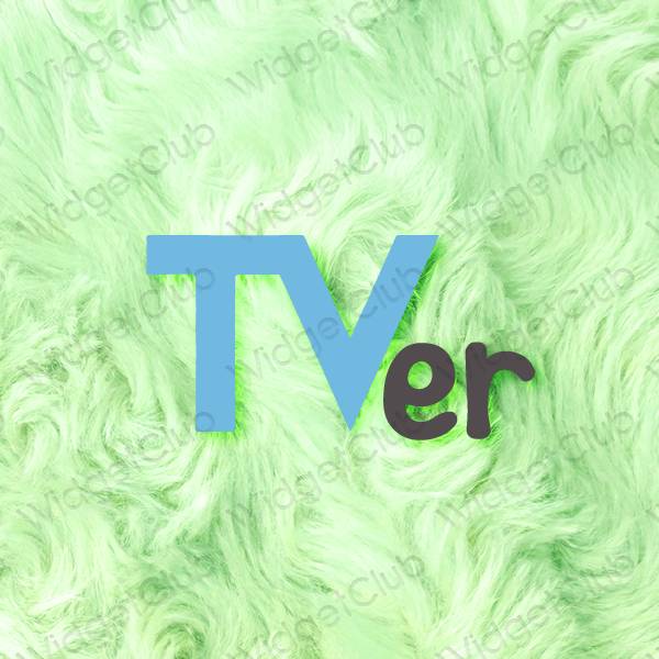 زیبایی شناسی رنگ بنفش Tver آیکون های برنامه