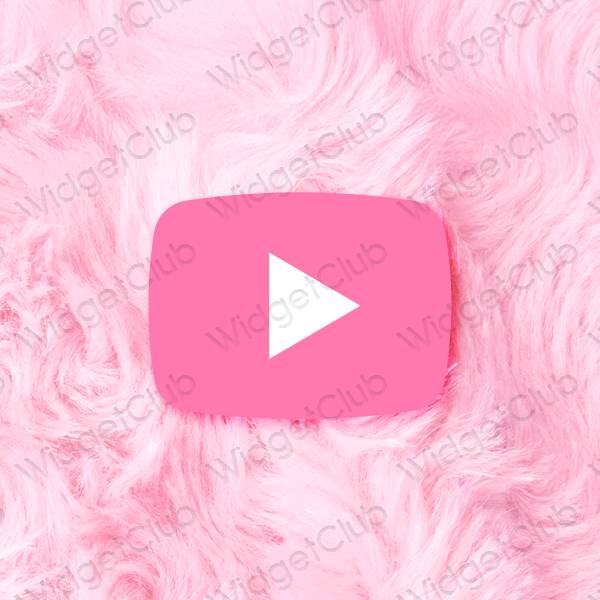 Aesthetic purple Youtube app icons