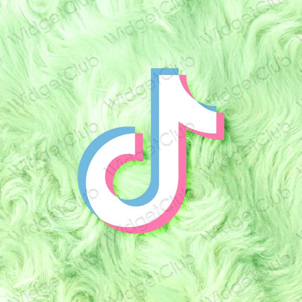 Aesthetic purple TikTok app icons