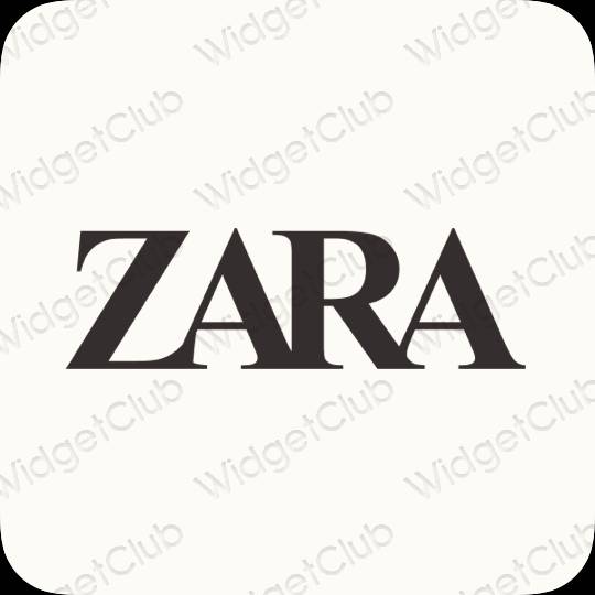ესთეტიკური ZARA აპლიკაციის ხატები