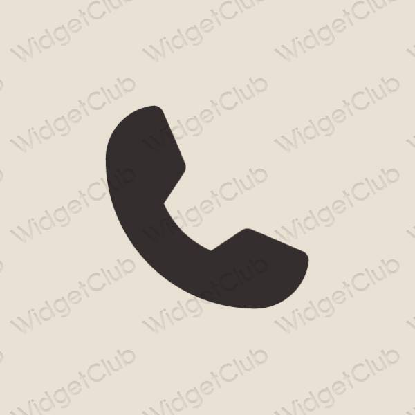 ესთეტიკური Phone აპლიკაციის ხატები