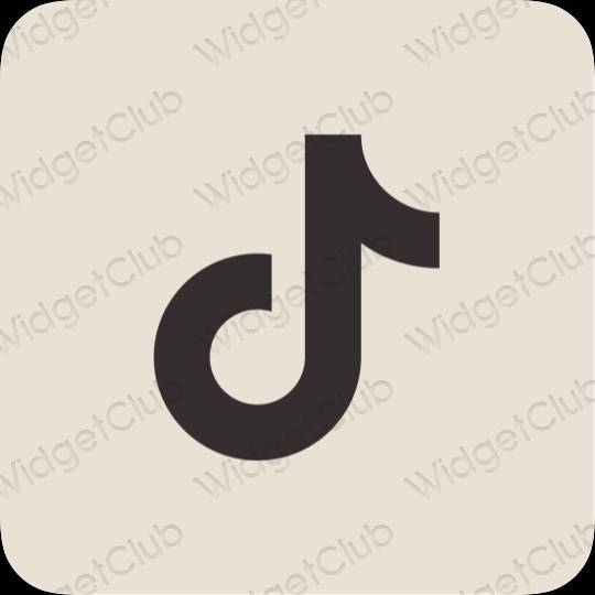 ესთეტიკური TikTok აპლიკაციის ხატები