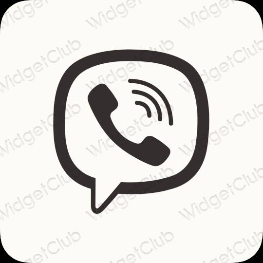 Ikon apl Viber Estetik