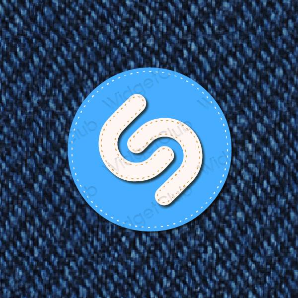 Aesthetic blue Music app icons