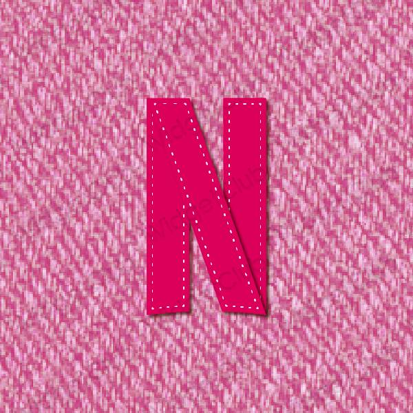 Aesthetic purple Netflix app icons
