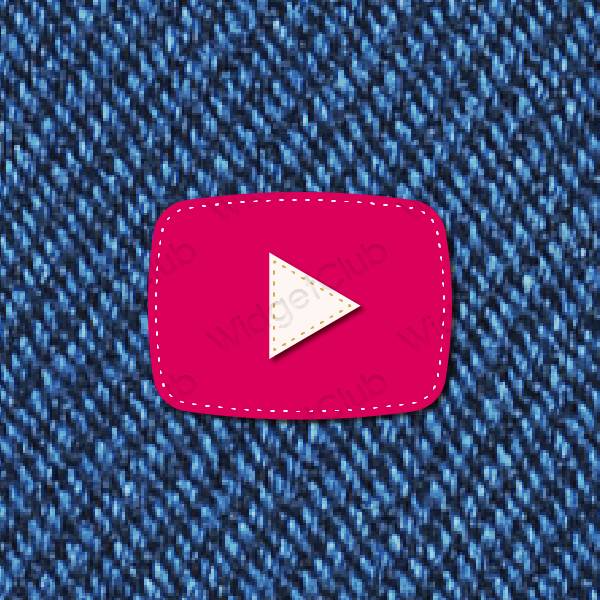 Aesthetic purple Youtube app icons