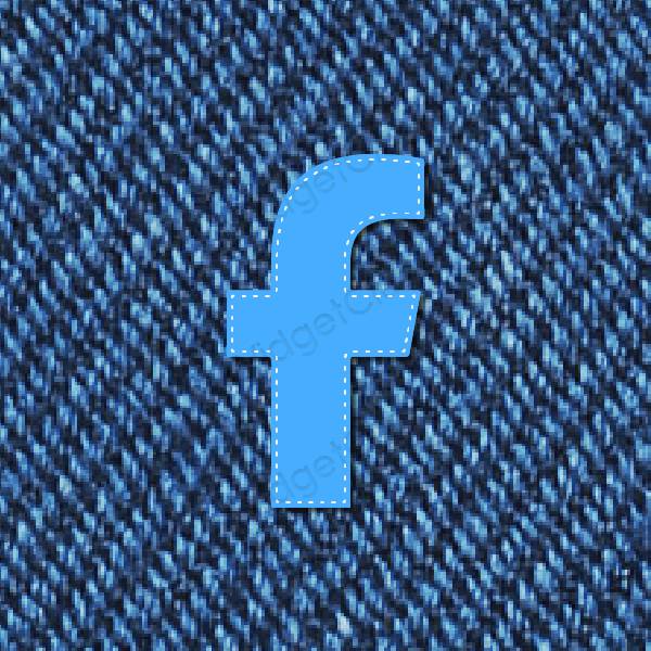 Aesthetic blue Facebook app icons