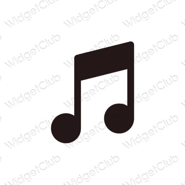 Estetiska Music appikoner