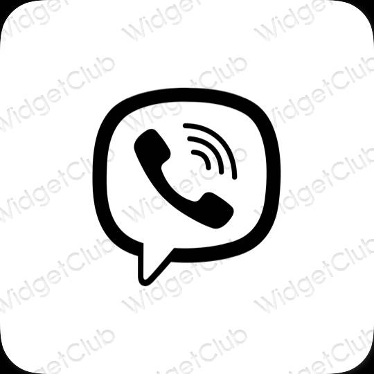 Aesthetic Viber app icons