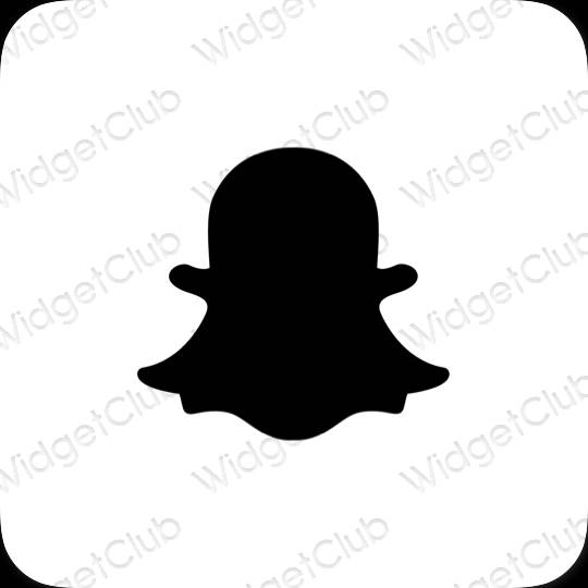 Estetické ikony aplikací snapchat