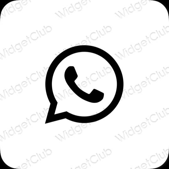 រូបតំណាងកម្មវិធី WhatsApp សោភ័ណភាព