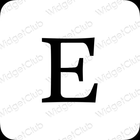 Estetinės Etsy programų piktogramos