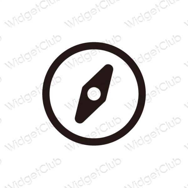 Aesthetic Safari app icons