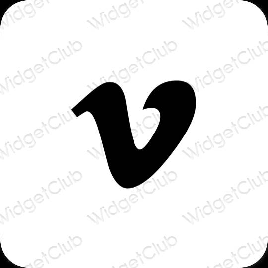 រូបតំណាងកម្មវិធី Vimeo សោភ័ណភាព