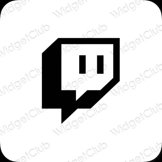 Estetické ikony aplikácií Twitch