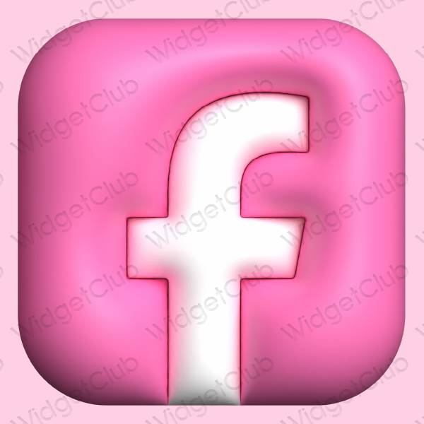 Aesthetic Facebook app icons