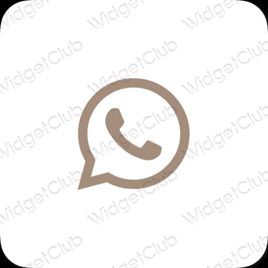 Estetik WhatsApp proqram nişanları