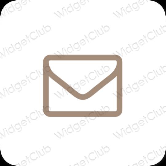 Estética Mail ícones de aplicativos