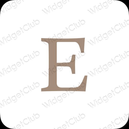 Estetik Etsy uygulama simgeleri