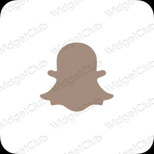 جمالية snapchat أيقونات التطبيقات