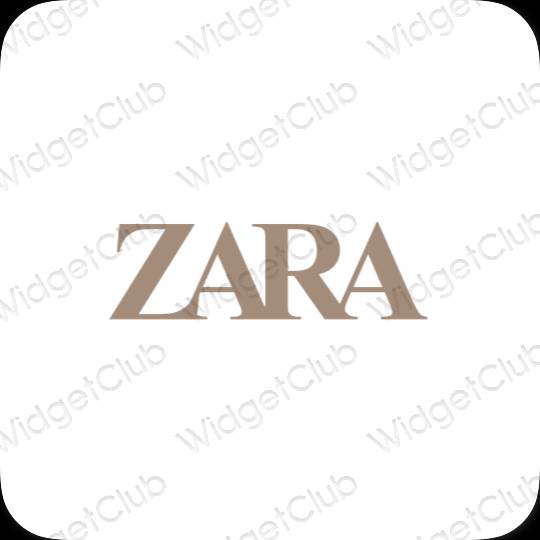ესთეტიკური ZARA აპლიკაციის ხატები