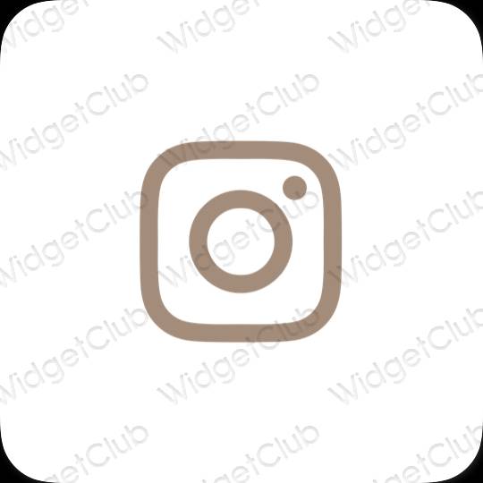 Estetické ikony aplikácií Instagram