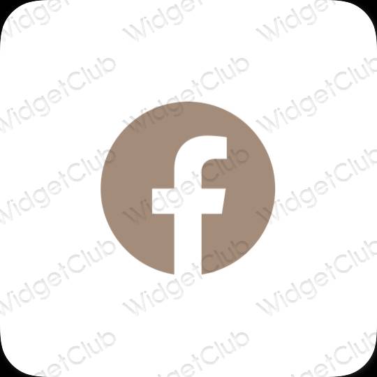 ไอคอนแอพ Aesthetic Facebook