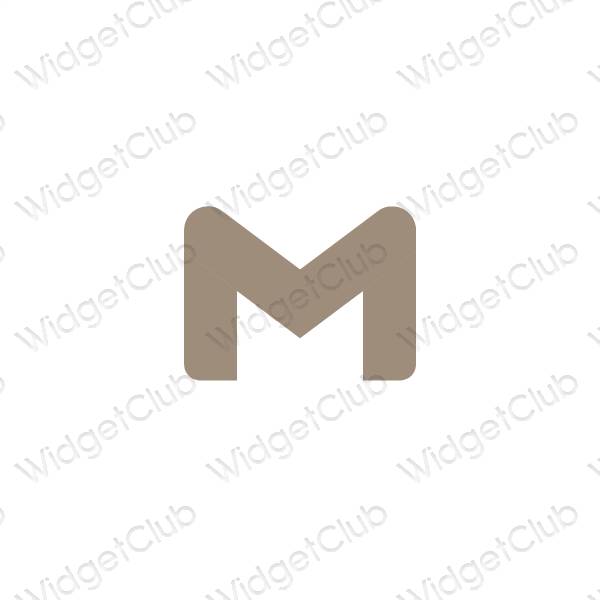 Pictograme pentru aplicații Gmail estetice