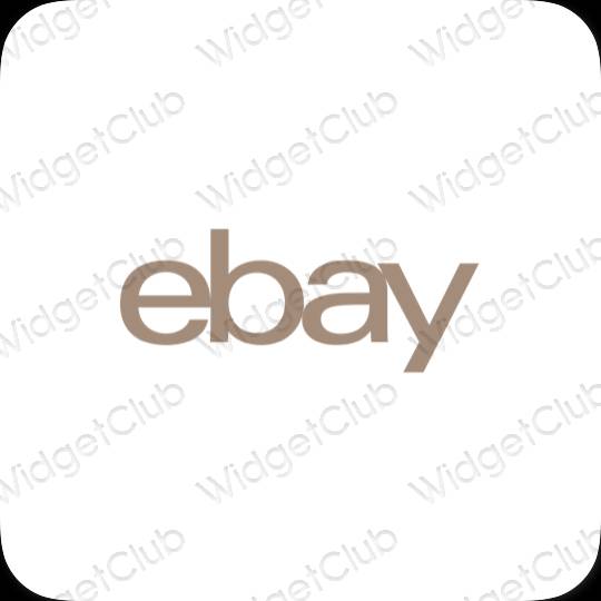 Aesthetic eBay app icons