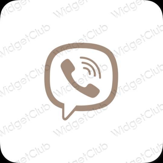 Aesthetic Viber app icons