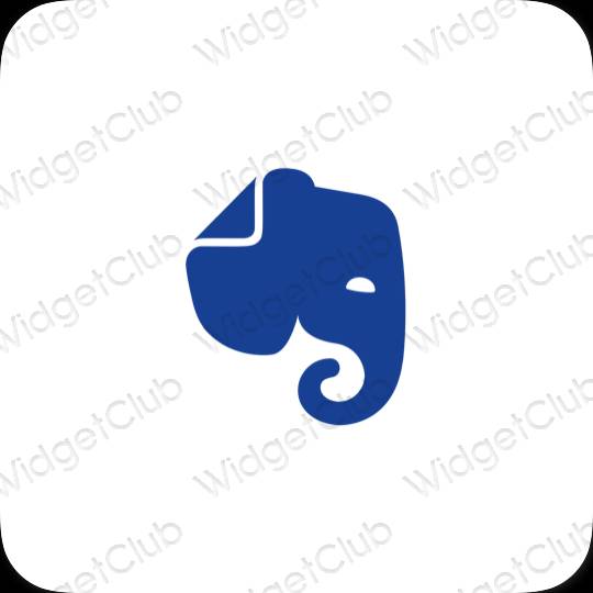 Ikon apl Evernote Estetik