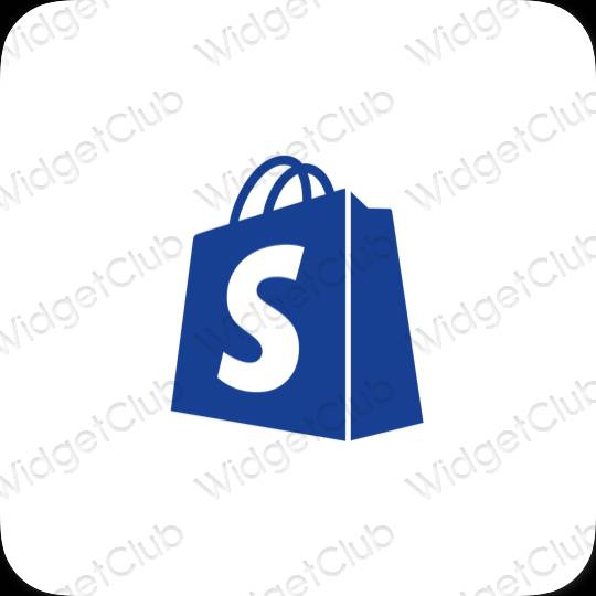 ესთეტიკური Shopify აპლიკაციის ხატები