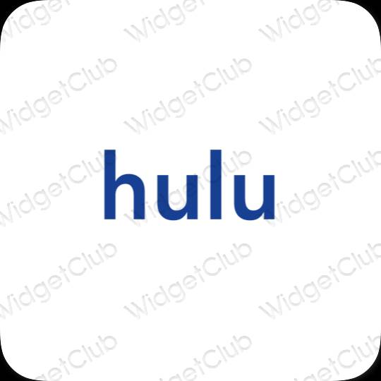 ესთეტიკური hulu აპლიკაციის ხატები