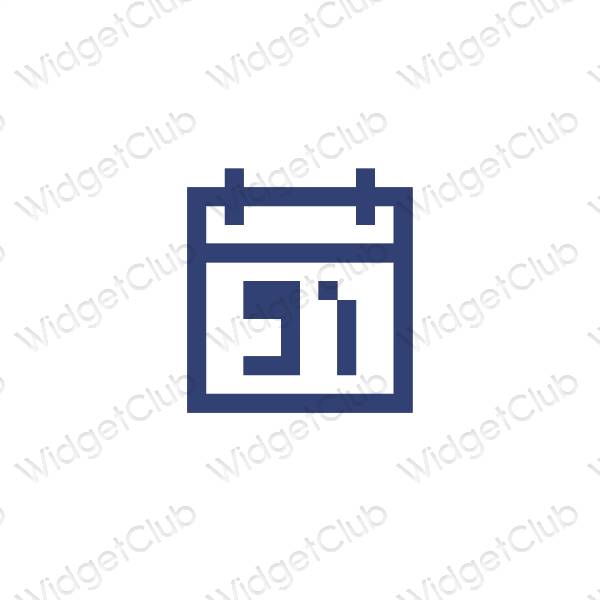 Aesthetic Calendar app icons