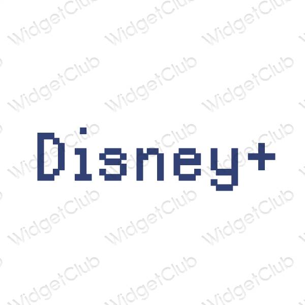 Esthetische Disney app-pictogrammen