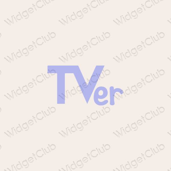 Aesthetic beige Tver app icons