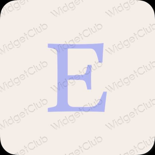 Aesthetic beige Etsy app icons