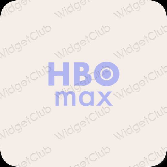 Aesthetic beige HBO MAX app icons