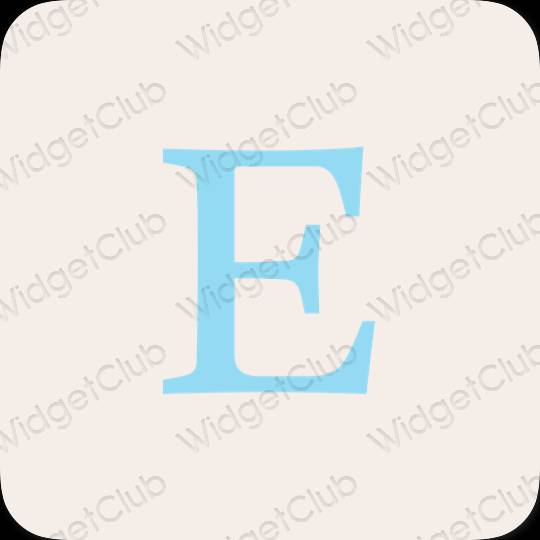 Aesthetic beige Etsy app icons