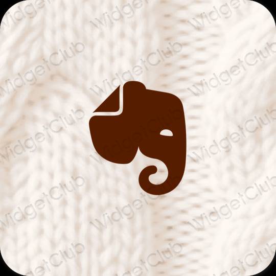 Æstetiske Evernote app-ikoner