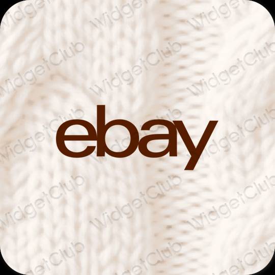 Estetiska eBay appikoner