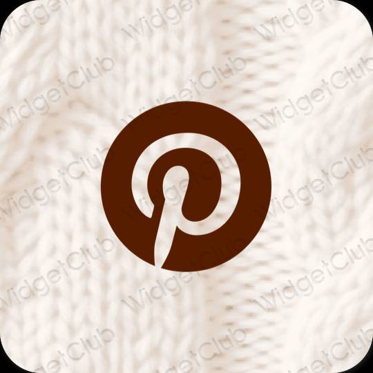 Icone delle app Pinterest estetiche