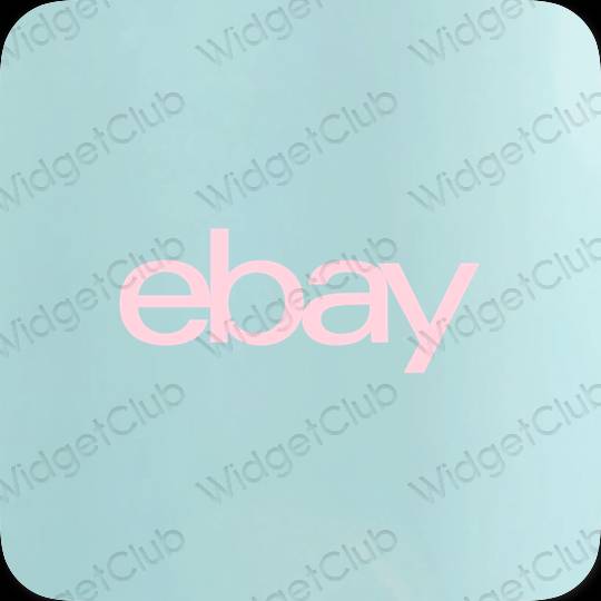 សោភ័ណ ពណ៌ស្វាយ eBay រូបតំណាងកម្មវិធី