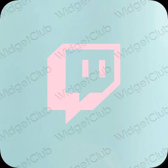 រូបតំណាងកម្មវិធី Twitch សោភ័ណភាព